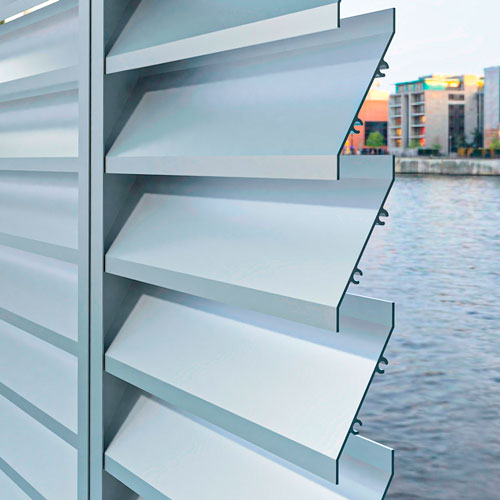 hojas de louver de aleación de aluminio