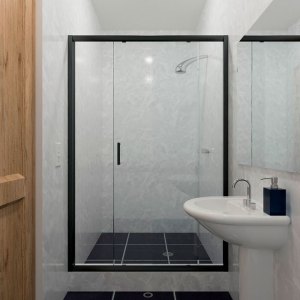 puerta de baño en panamá. Puerta de baño aqua de 180°.