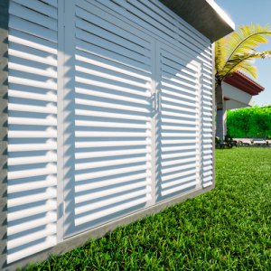 Louvers de aluminio en Panamá. Carpintería metálica